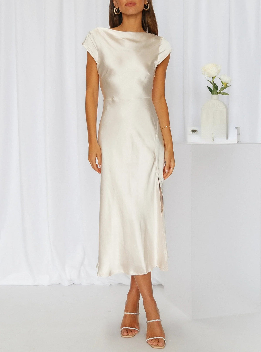 Pearly | Robe de soirée élégante avec détails raffinés pour femmes