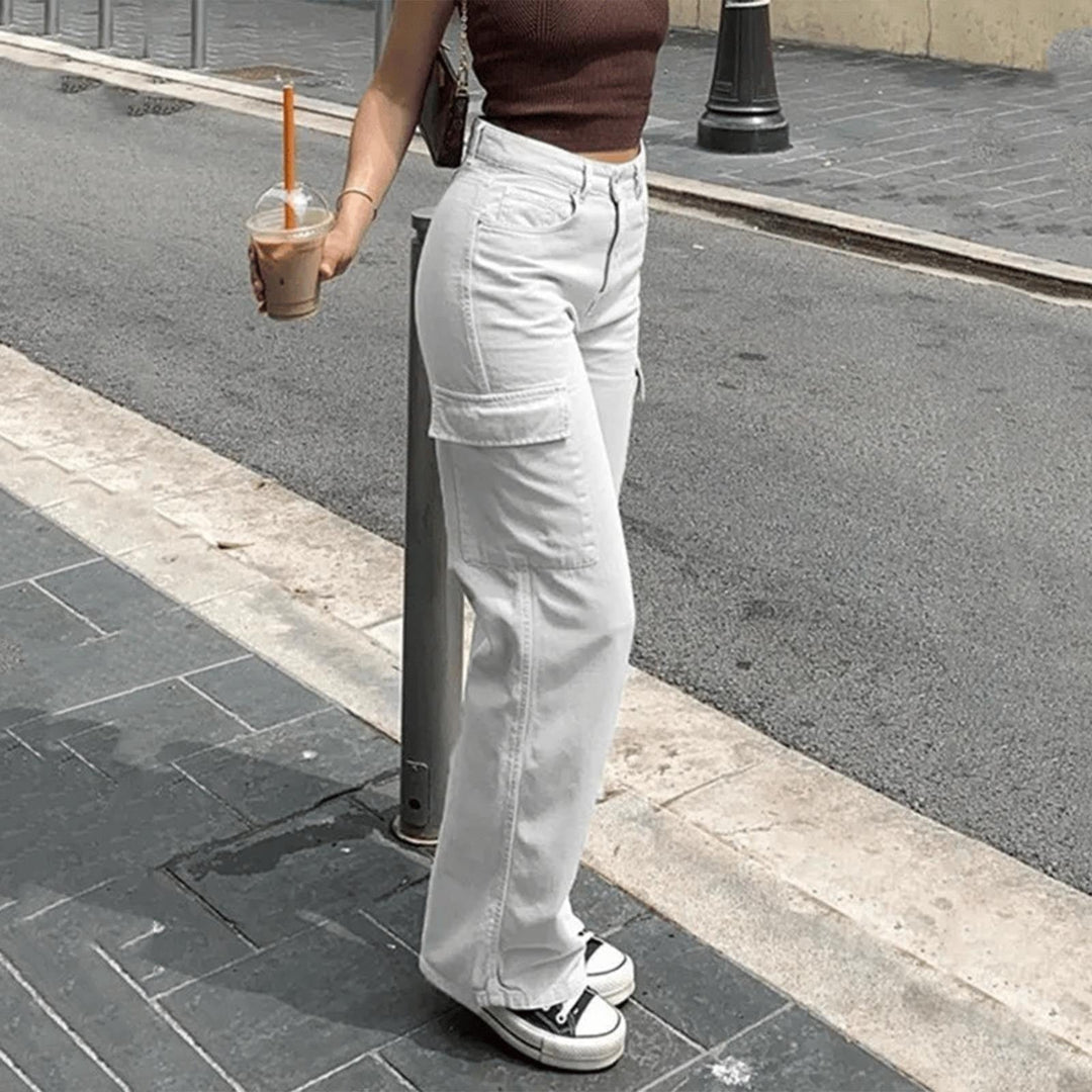 Joelle | Pantalon Cargo Élégant au Design Fonctionnel pour Femmes