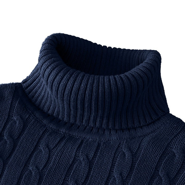 Klaus | Pull à col roulé en tricot exclusif pour hommes