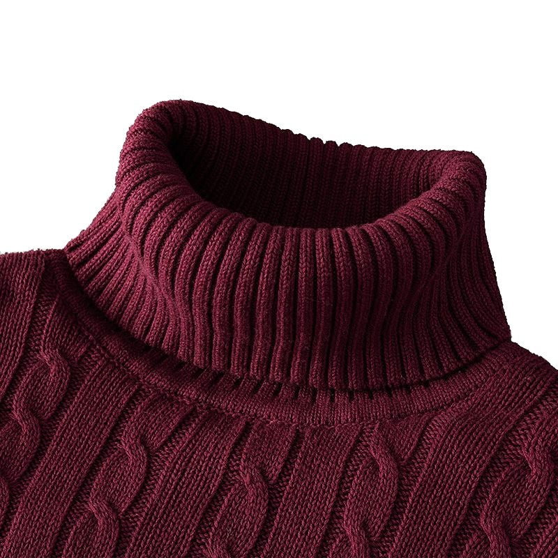 Klaus | Pull à col roulé en tricot exclusif pour hommes