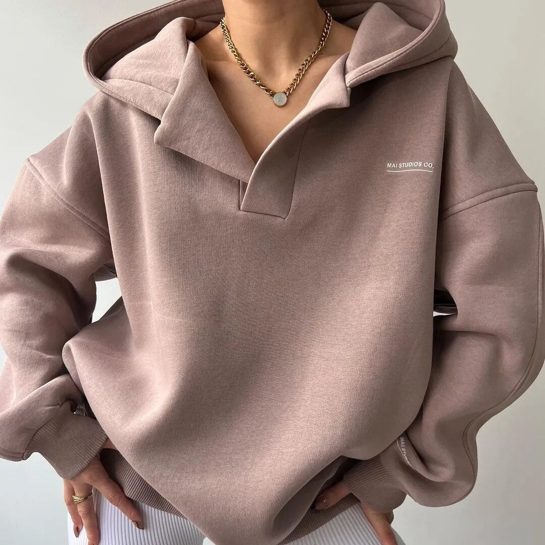 Ari | Hoodie Décontracté pour Femme avec Chaleur Hivernale Douillette