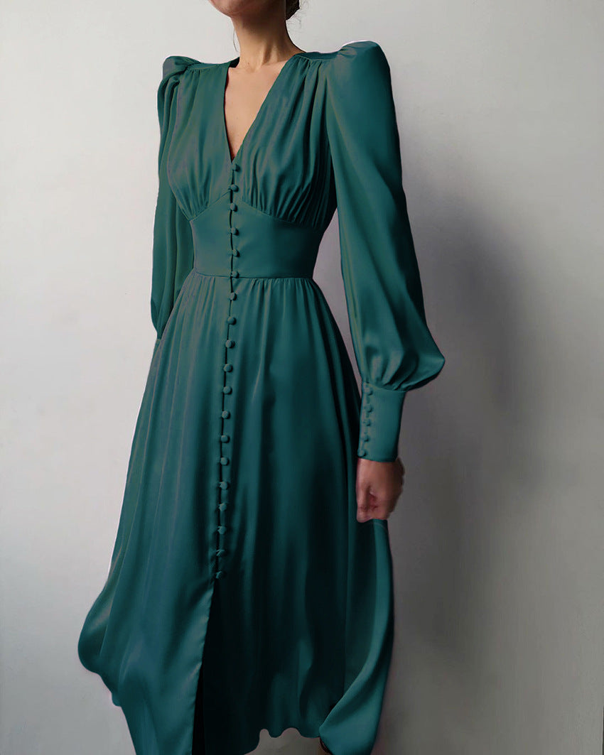 Arya | Robe élégante en satin pour femme