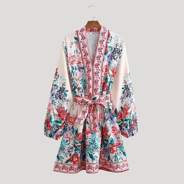 Magnolia | Mini Robe Paisley pour Femmes