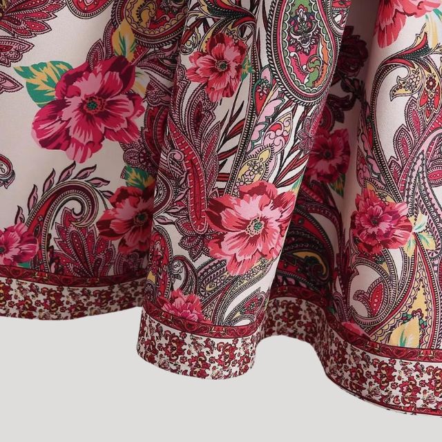 Magnolia | Mini Robe Paisley pour Femmes