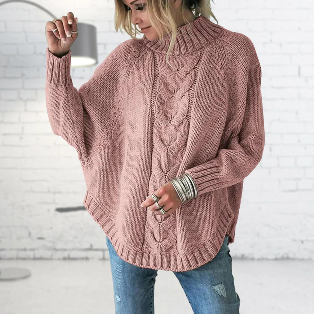 Laney | Pull long en grosse maille pour femmes