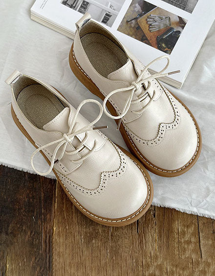 Krystal | Chaussures Oxford à Bout Carré et Large pour Femmes