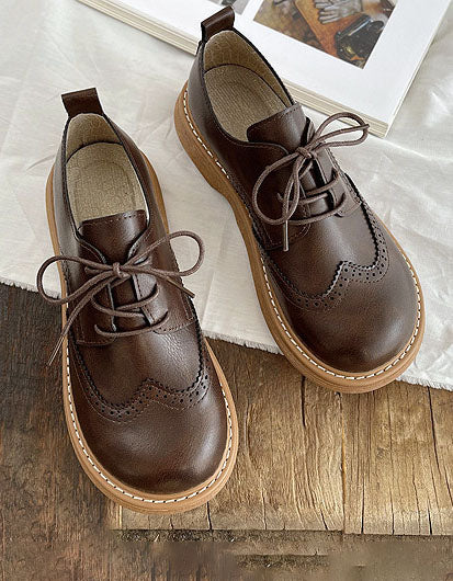 Krystal | Chaussures Oxford à Bout Carré et Large pour Femmes