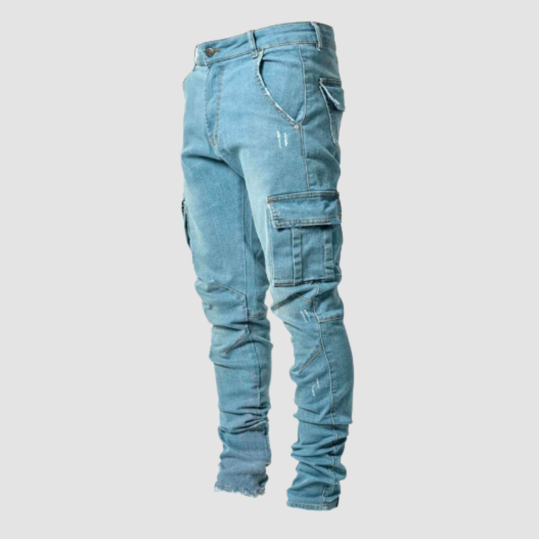 Malik | Jean Classique Confortable et Extensible pour Homme