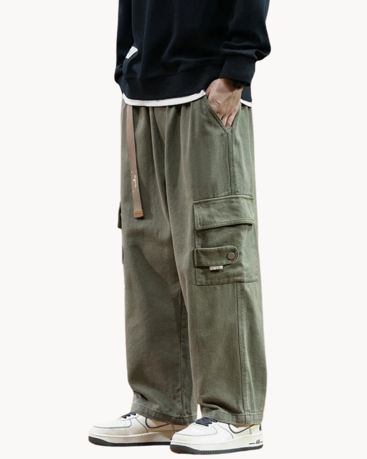 Koen | Pantalon Cargo-Jogger Ample avec Coupe Confortable pour Homme