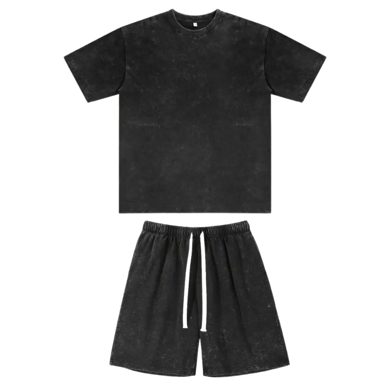 Ricardo | Ensemble Décontracté Doux et Confortable de Shorts et Chemise pour Homme