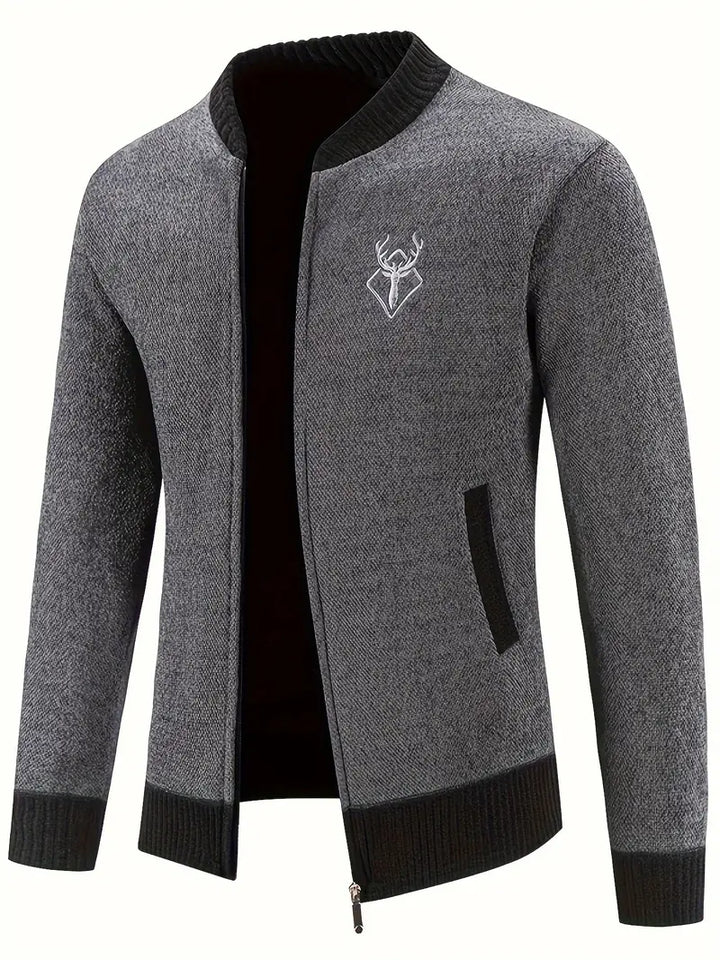 Richard | Pull homme avec motif de cerf pour un style d'hiver confortable