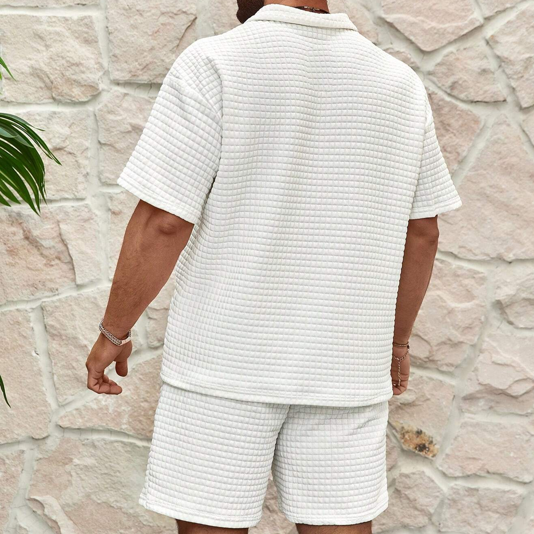 Silas | Ensemble d'été de luxe pour hommes Polo & Short