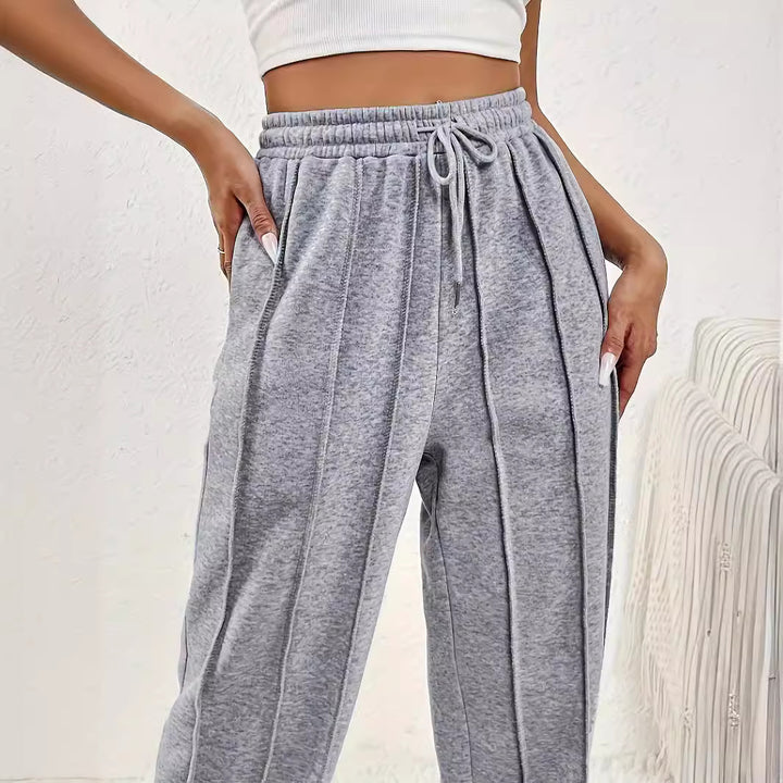 Annabelle | Pantalon de Jogging Femme Taille Haute