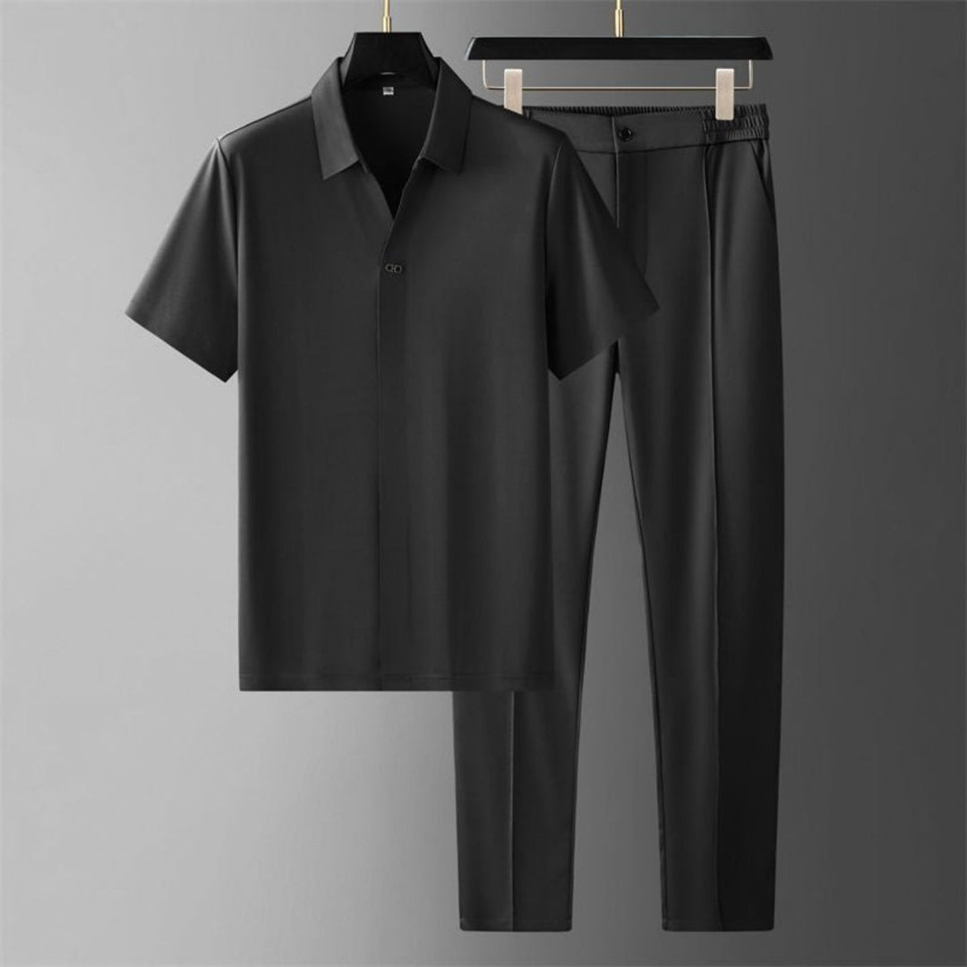 Malaki | Ensemble Chemise et Pantalon Élégant Classique pour Homme