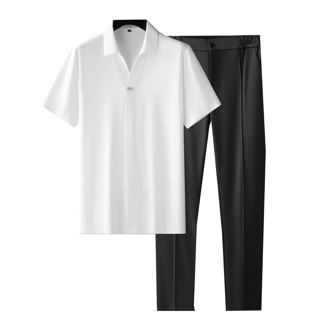 Malaki | Ensemble Chemise et Pantalon Élégant Classique pour Homme