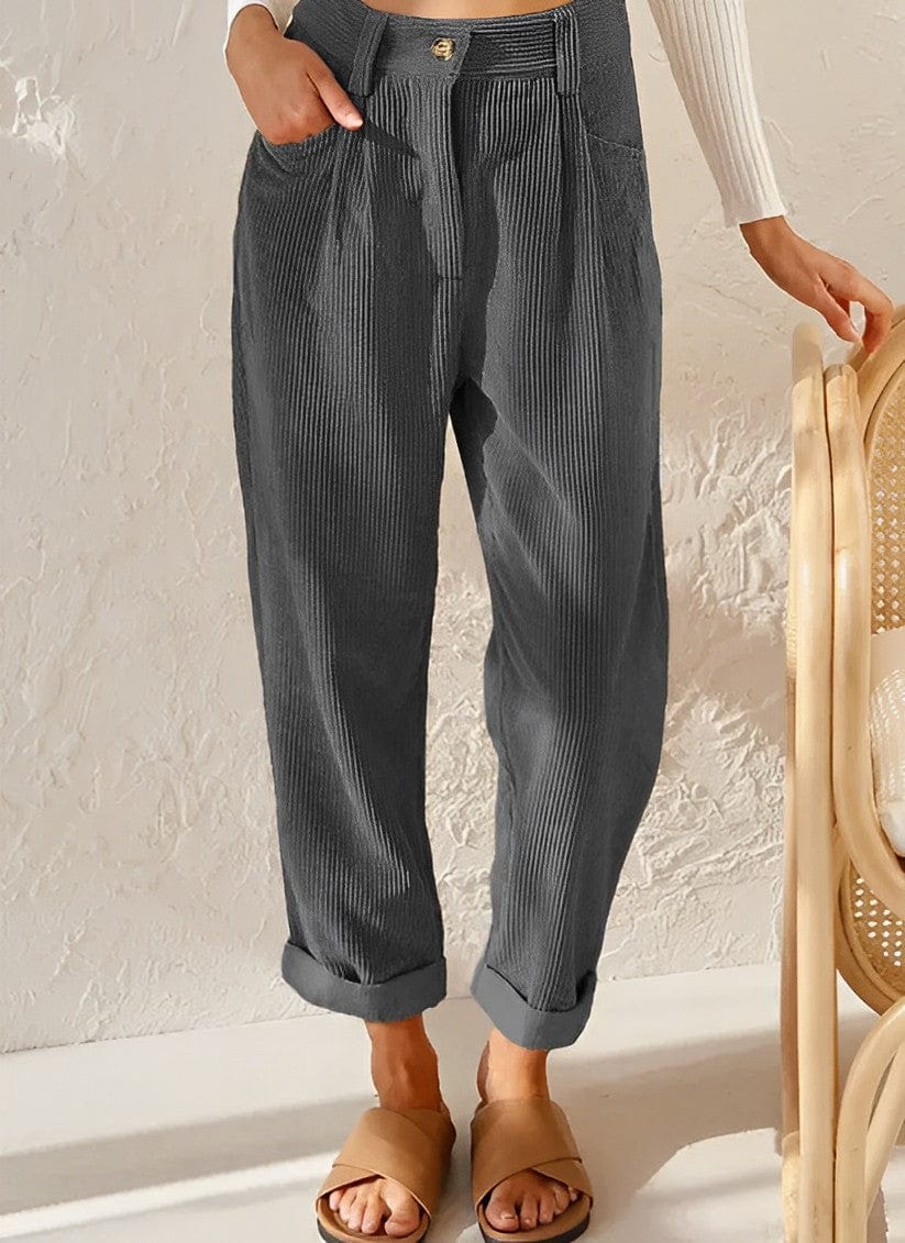 Sanvi | Pantalon Long Droit Oversize pour Femmes