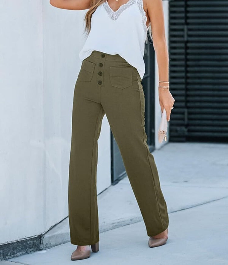 Macy | Confort Chic Pantalon taille haute