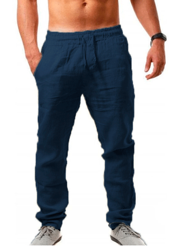 Dion | Pantalon ample en lin pour homme en été