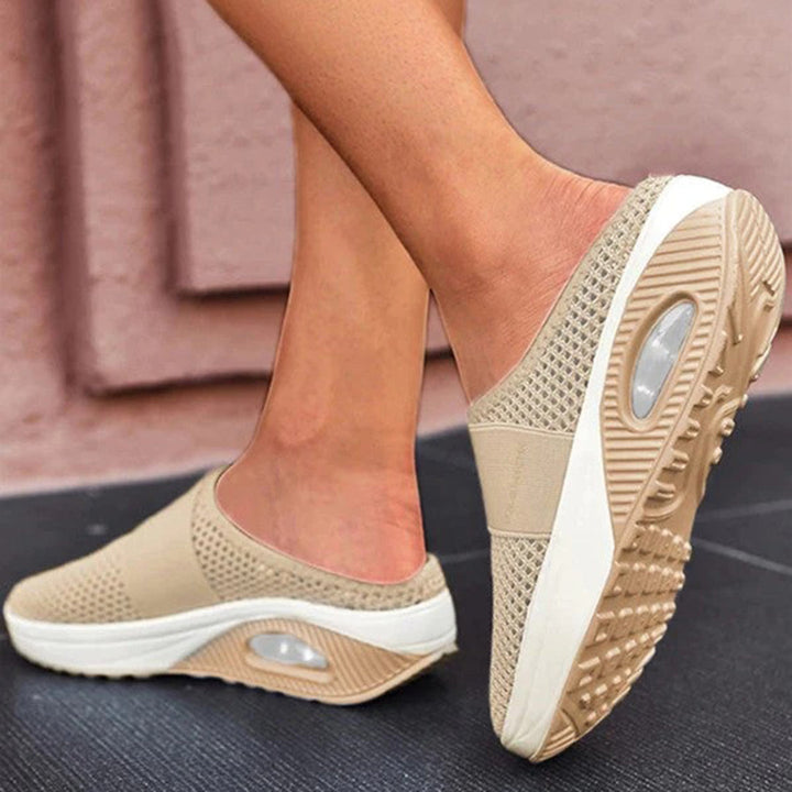 Genet | Chaussons Premium à enfiler avec maille respirante pour femmes