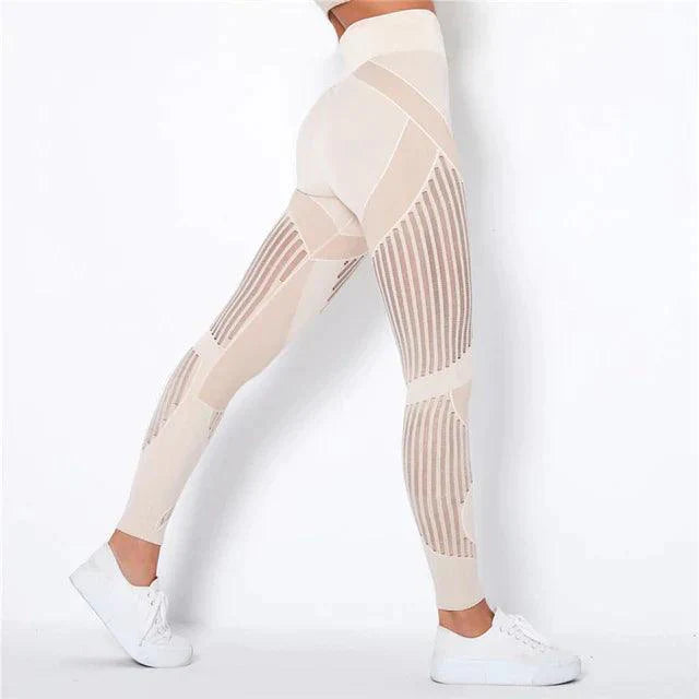 Nadia | Legging de Sport Sculptant avec Lignes