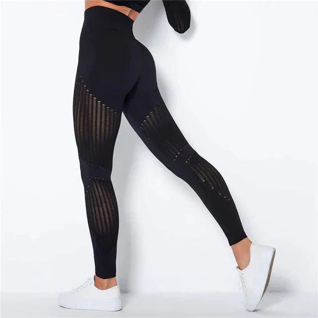 Nadia | Legging de Sport Sculptant avec Lignes