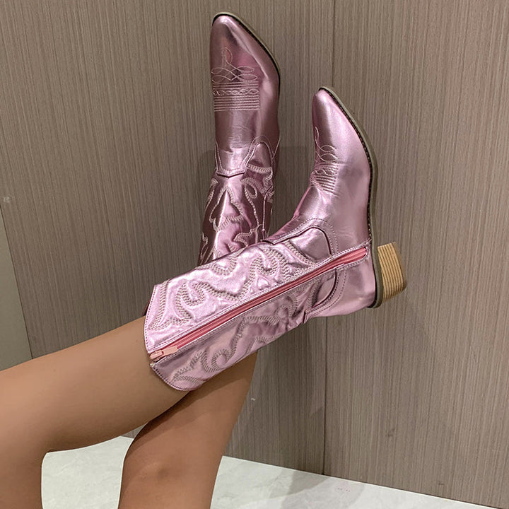 Madalyn | Bottes de cowboy élégantes au design tendance pour femmes