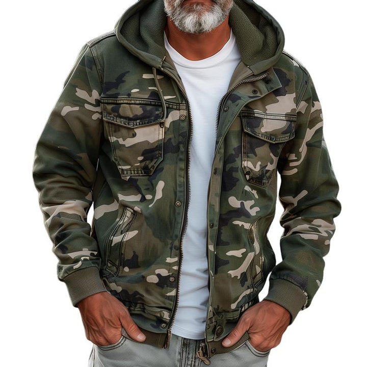 Rihaan | Veste Imperméable Camouflage pour Homme