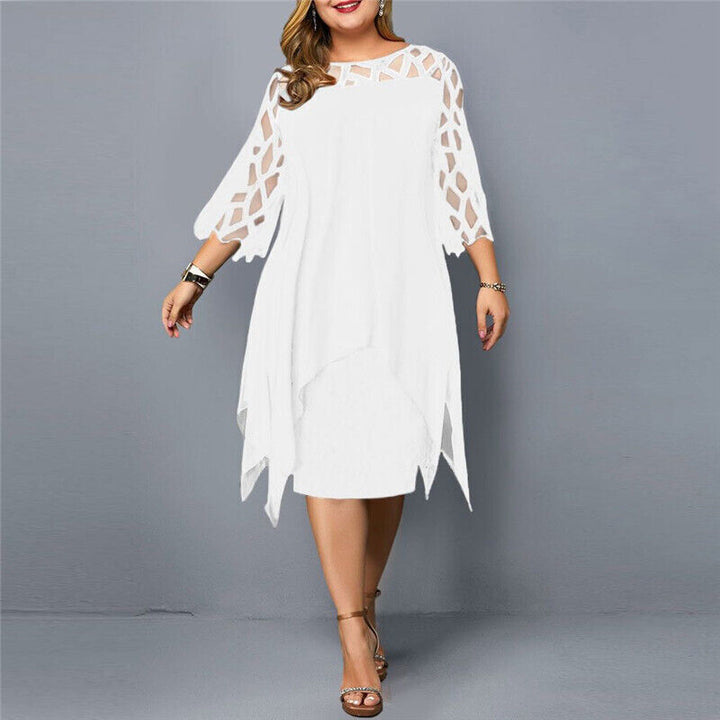 Maribel | Robe midi décontractée grande taille pour femmes