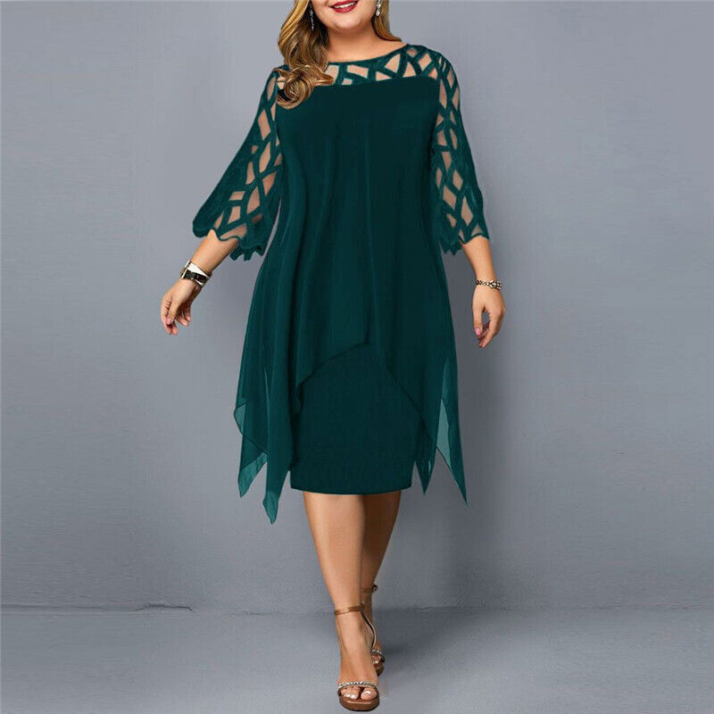 Maribel | Robe midi décontractée grande taille pour femmes