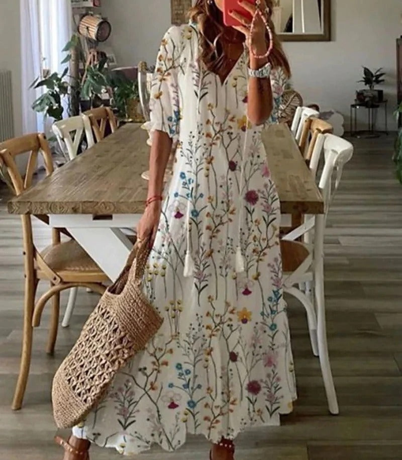 Rosalia | Robe Florale Boho Chic pour Femmes