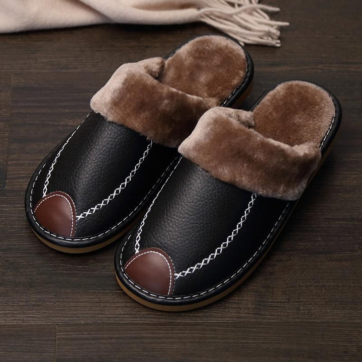 Manuel | Chaussons en Fausse Fourrure Ultra-Chaud pour Homme